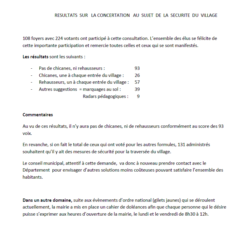 Resultats consulation citoyenne laburgade