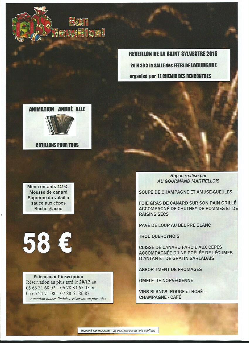 Reveillon 2016 laburgade