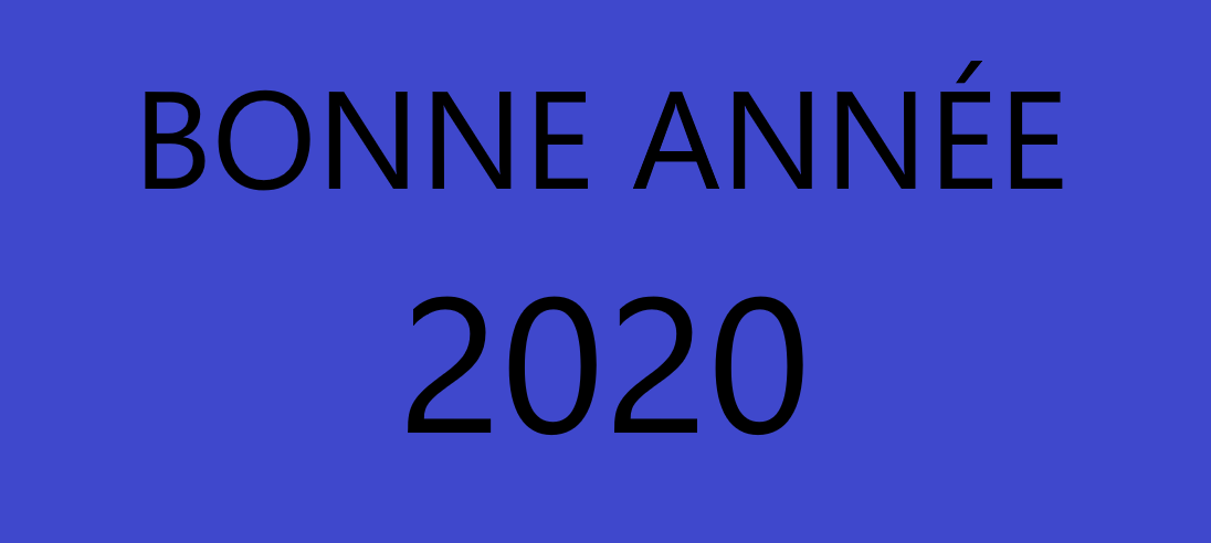 Voeux 2020