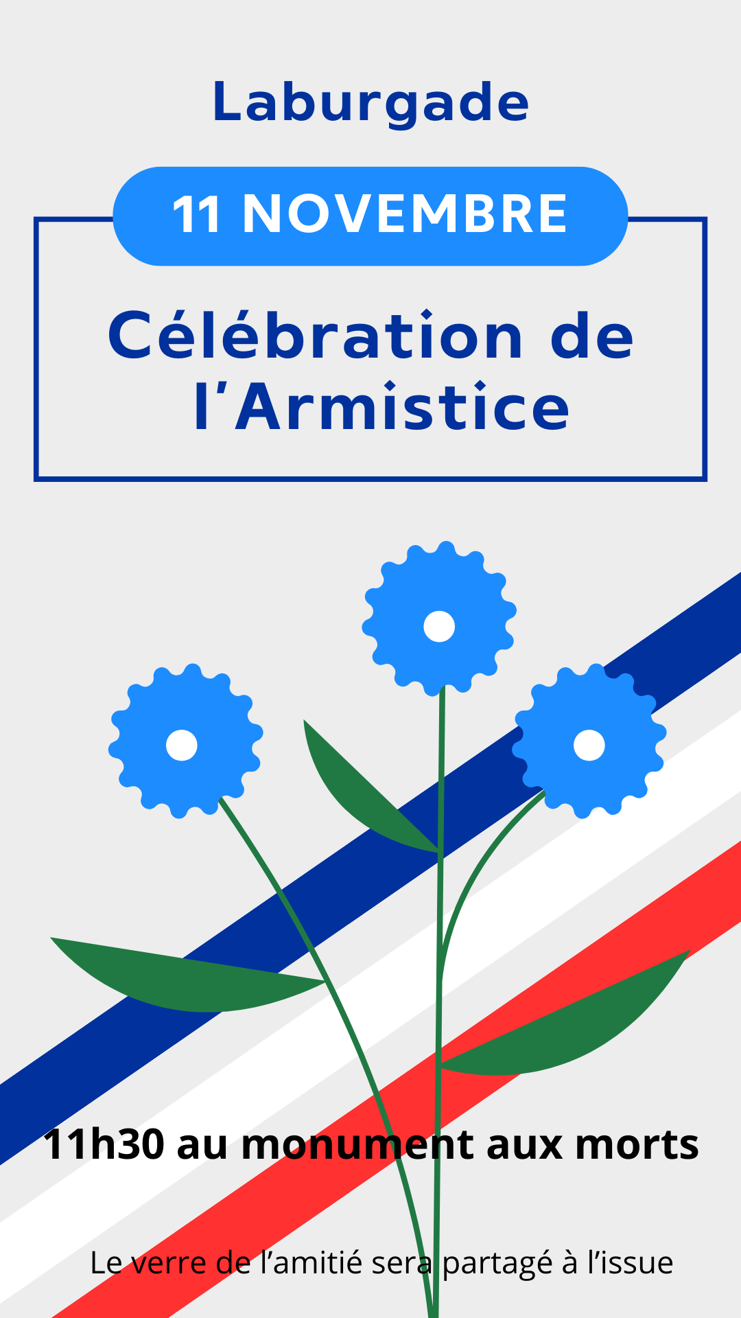 Celebration armistice laburgade 2023