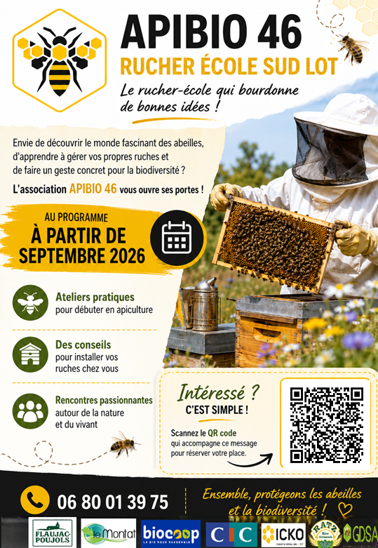 Flyer apibio 46 inscription